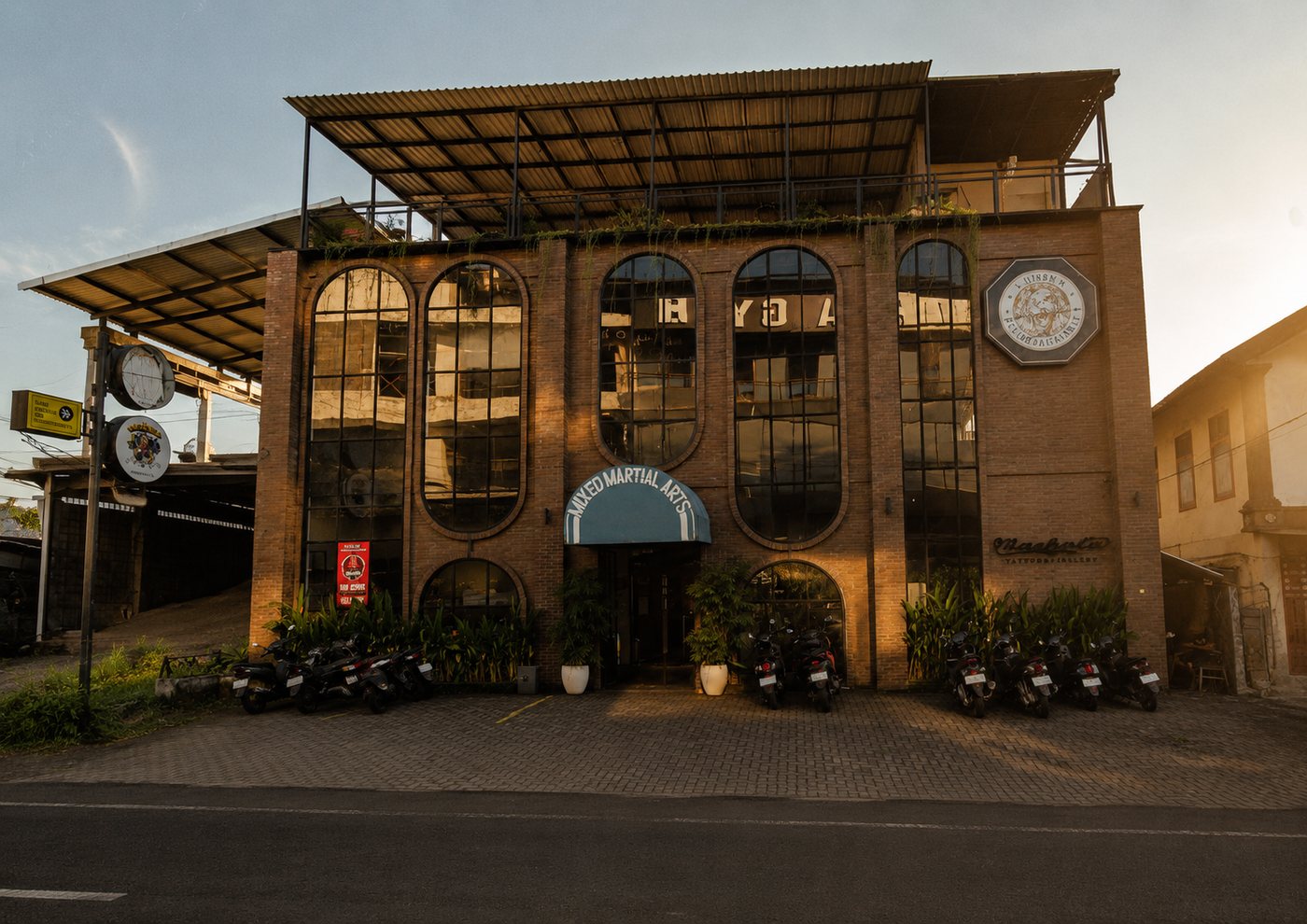 Club Bagarre building exterior in daylight