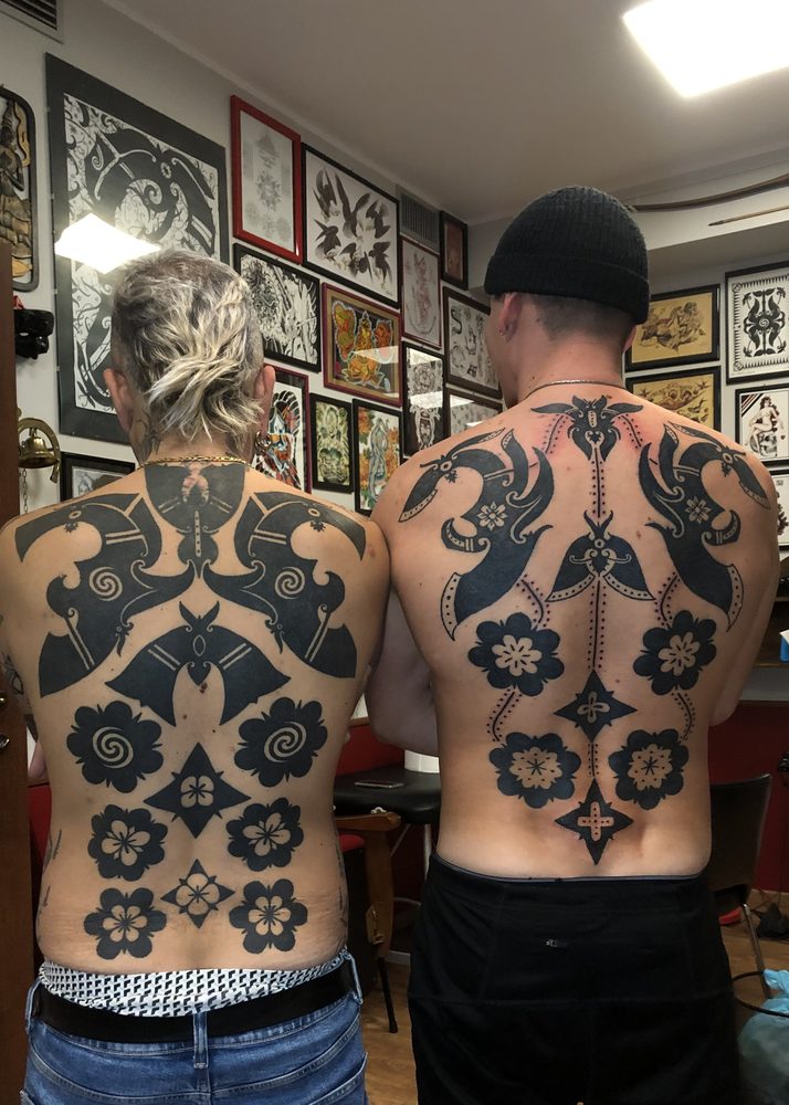 Bold, symbolic forms rooted in centuries of ritual and identity, tattooed by hand or machine